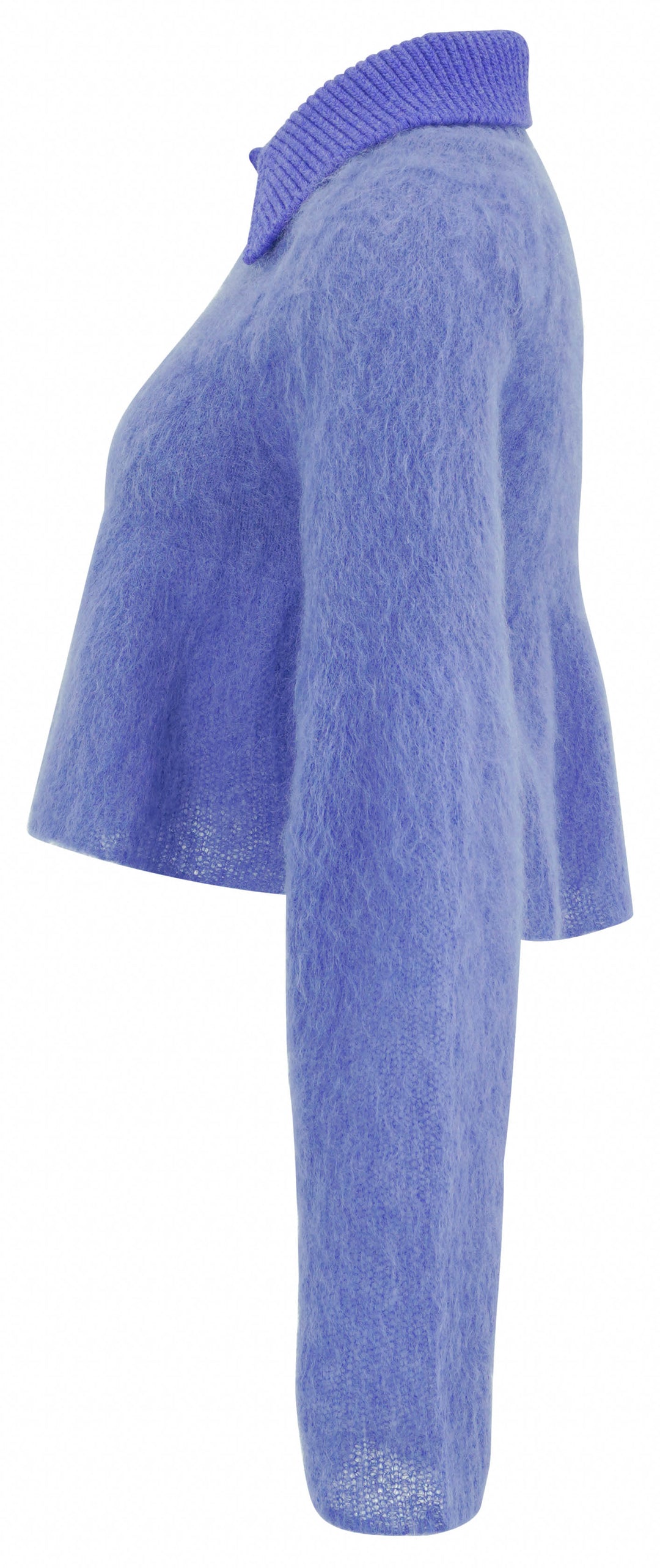 Loewe Wool Blend Polo Sweater in Blue - Discounts on LOEWE at UAL