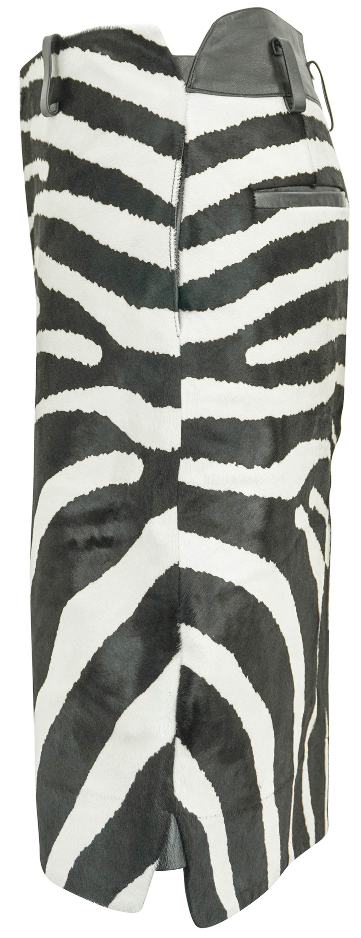 Jacquemus Tozzi Skirt in Black and White Zebra
