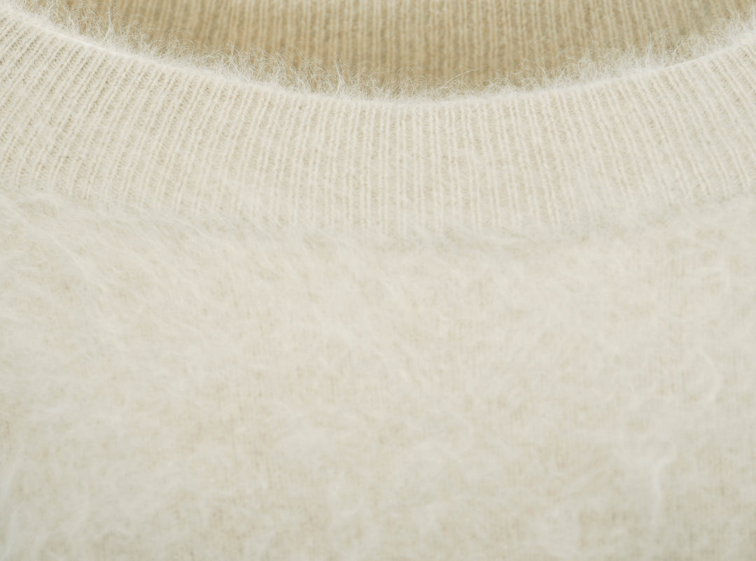 Lisa Yang Kamila Sweater in Sand Brushed
