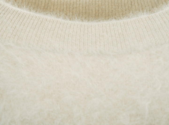 Lisa Yang Kamila Sweater in Sand Brushed