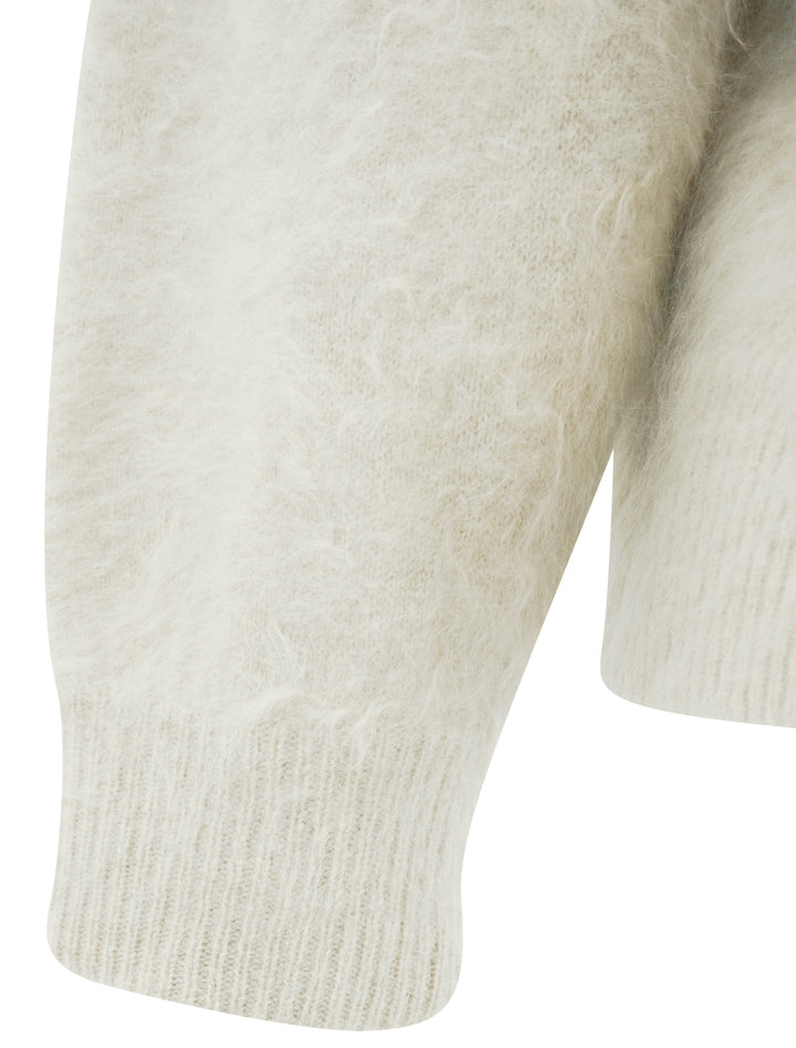 Lisa Yang Kamila Sweater in Sand Brushed