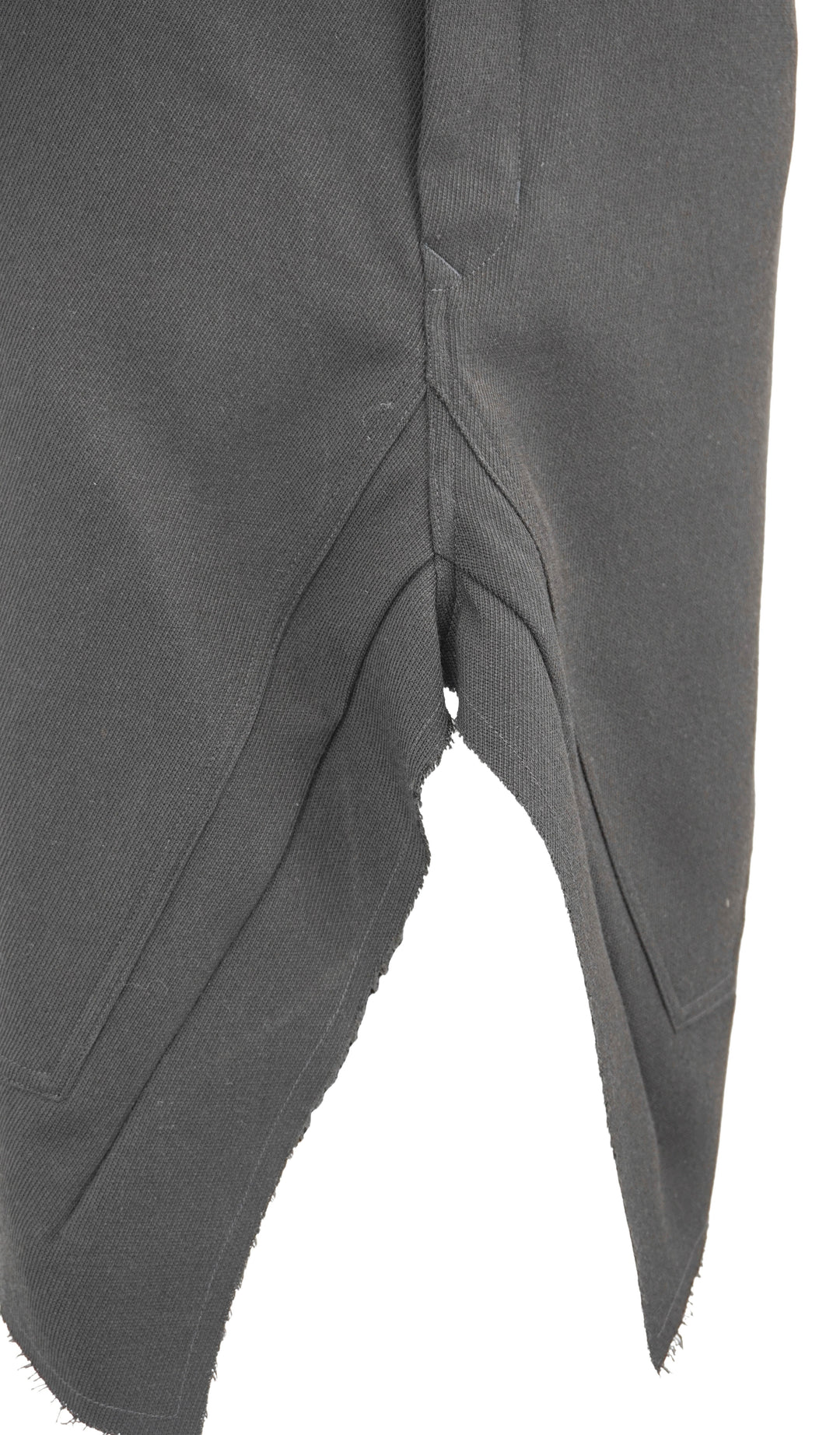 Rick Owens Slivered Skirt in Dark Dust