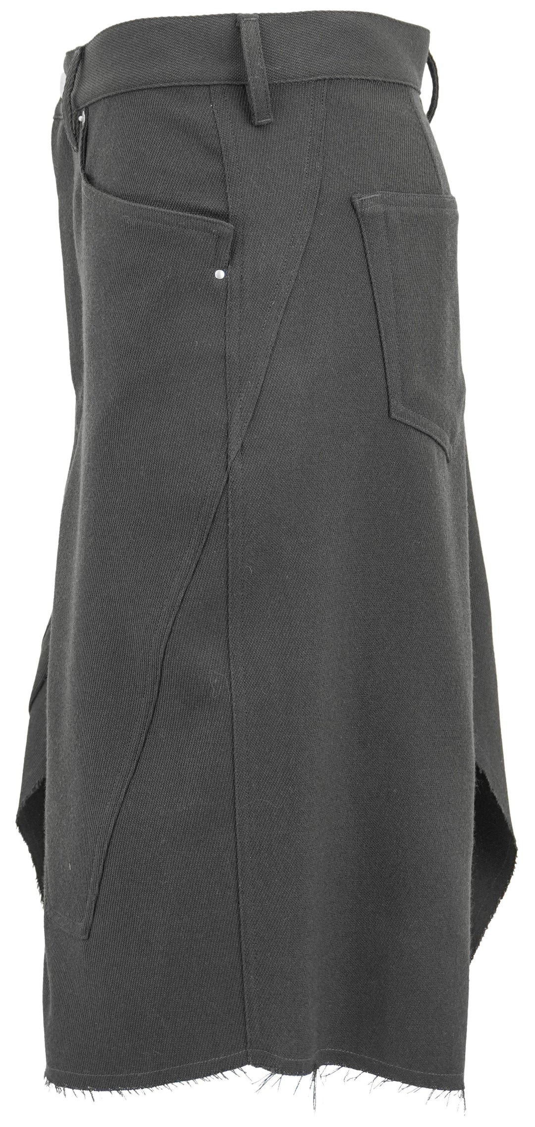 Rick Owens Slivered Skirt in Dark Dust