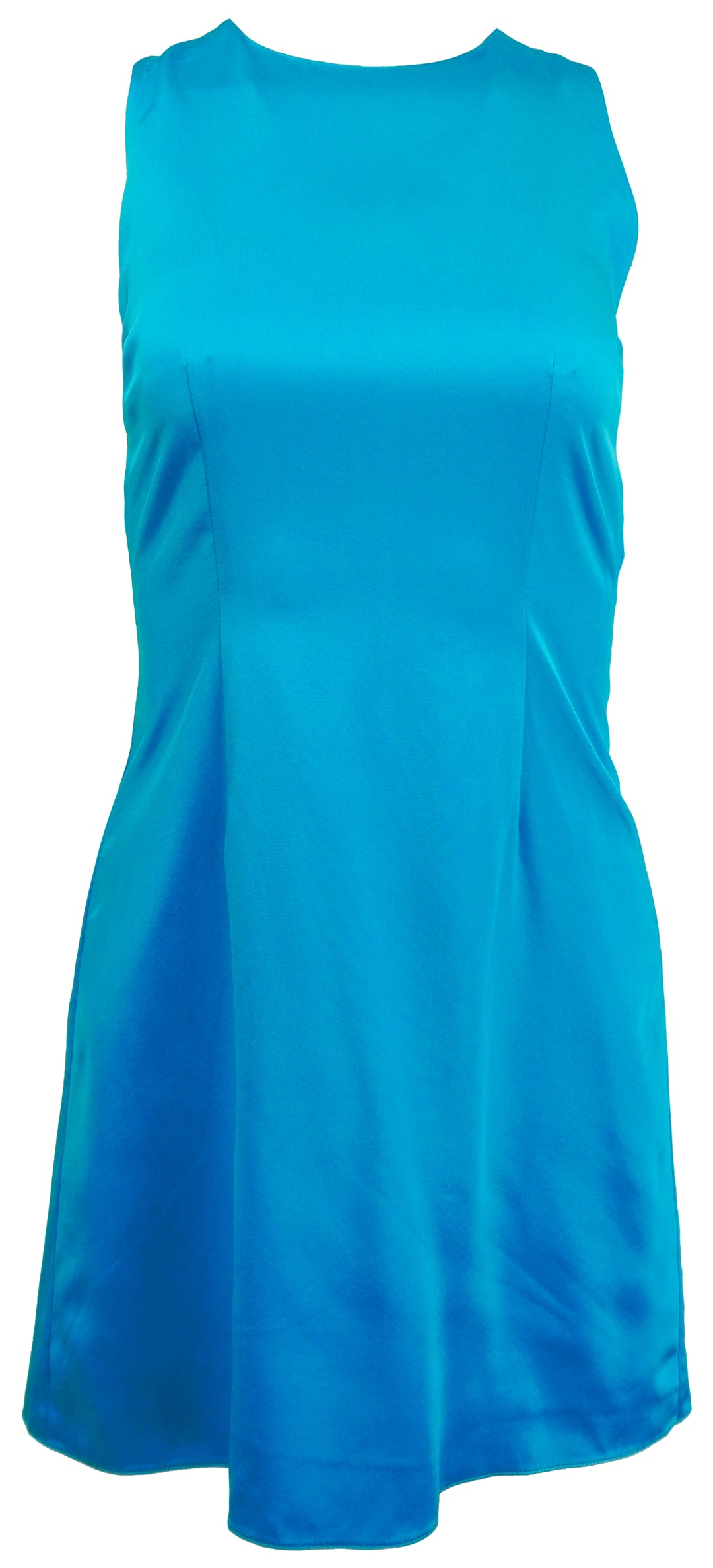 Alejandra Alonso Rojas Silk Mini Dress in Sapphire - Discounts on Alejandra Alonso Rojas at UAL