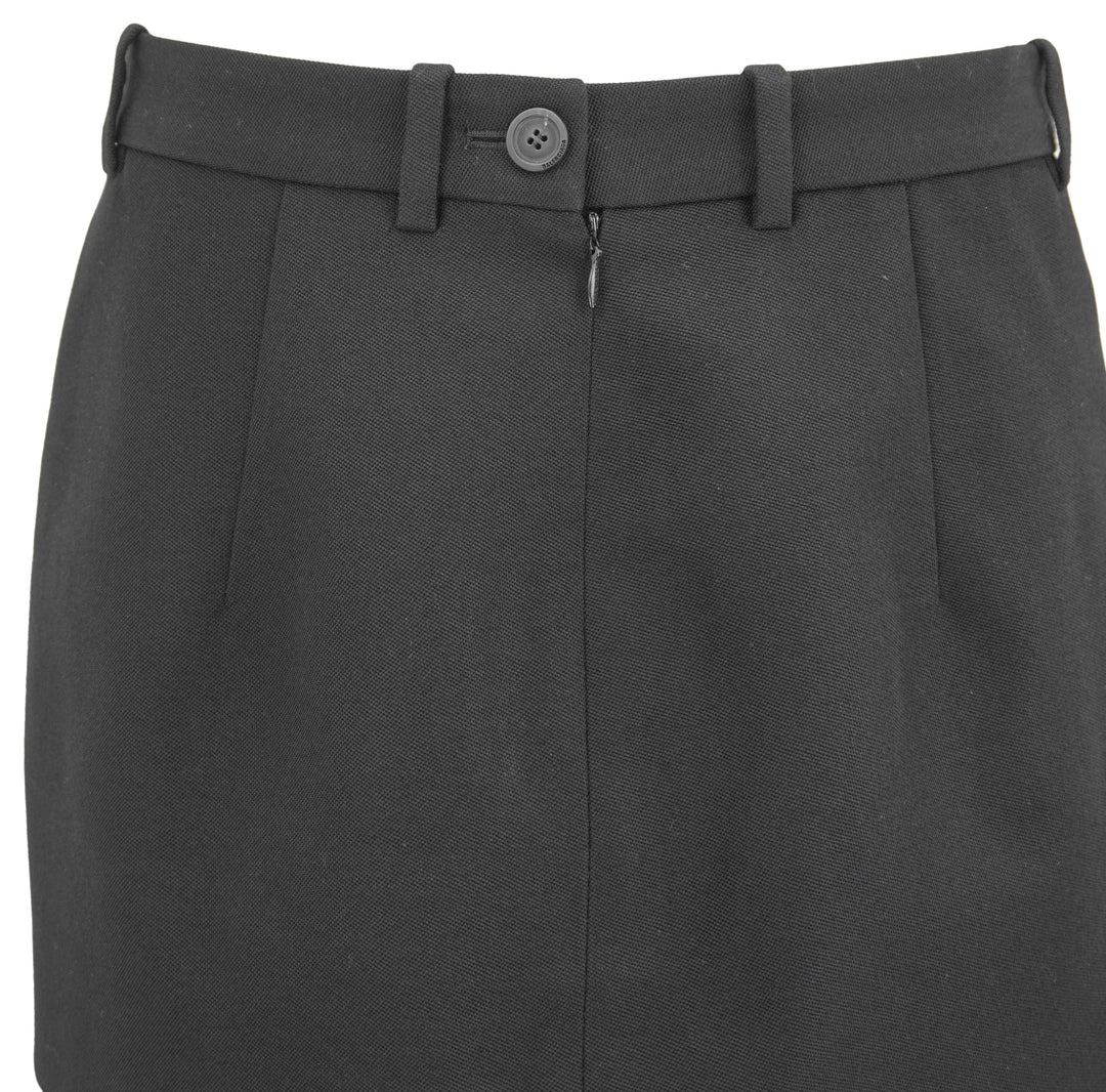 Balenciaga Lingerie Tailored Mini Skirt in Black