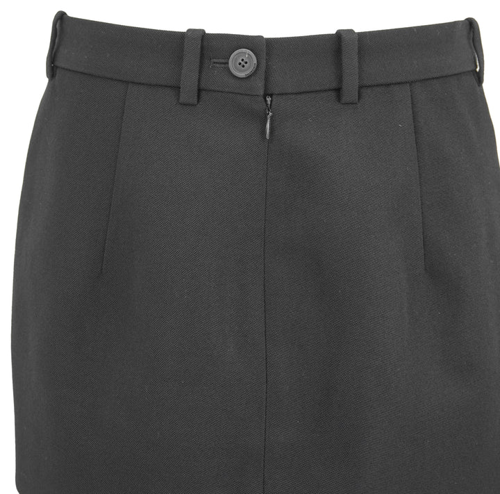 Balenciaga Lingerie Tailored Mini Skirt in Black