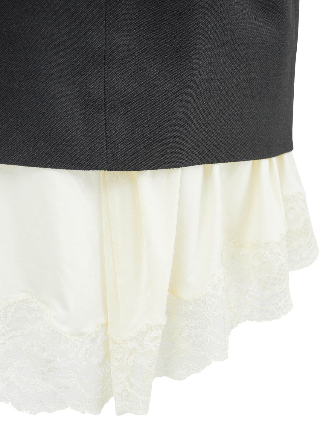 Balenciaga Lingerie Tailored Mini Skirt in Black