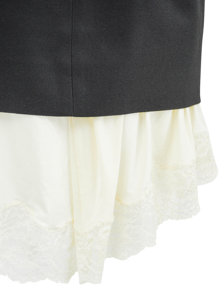 Balenciaga Lingerie Tailored Mini Skirt in Black