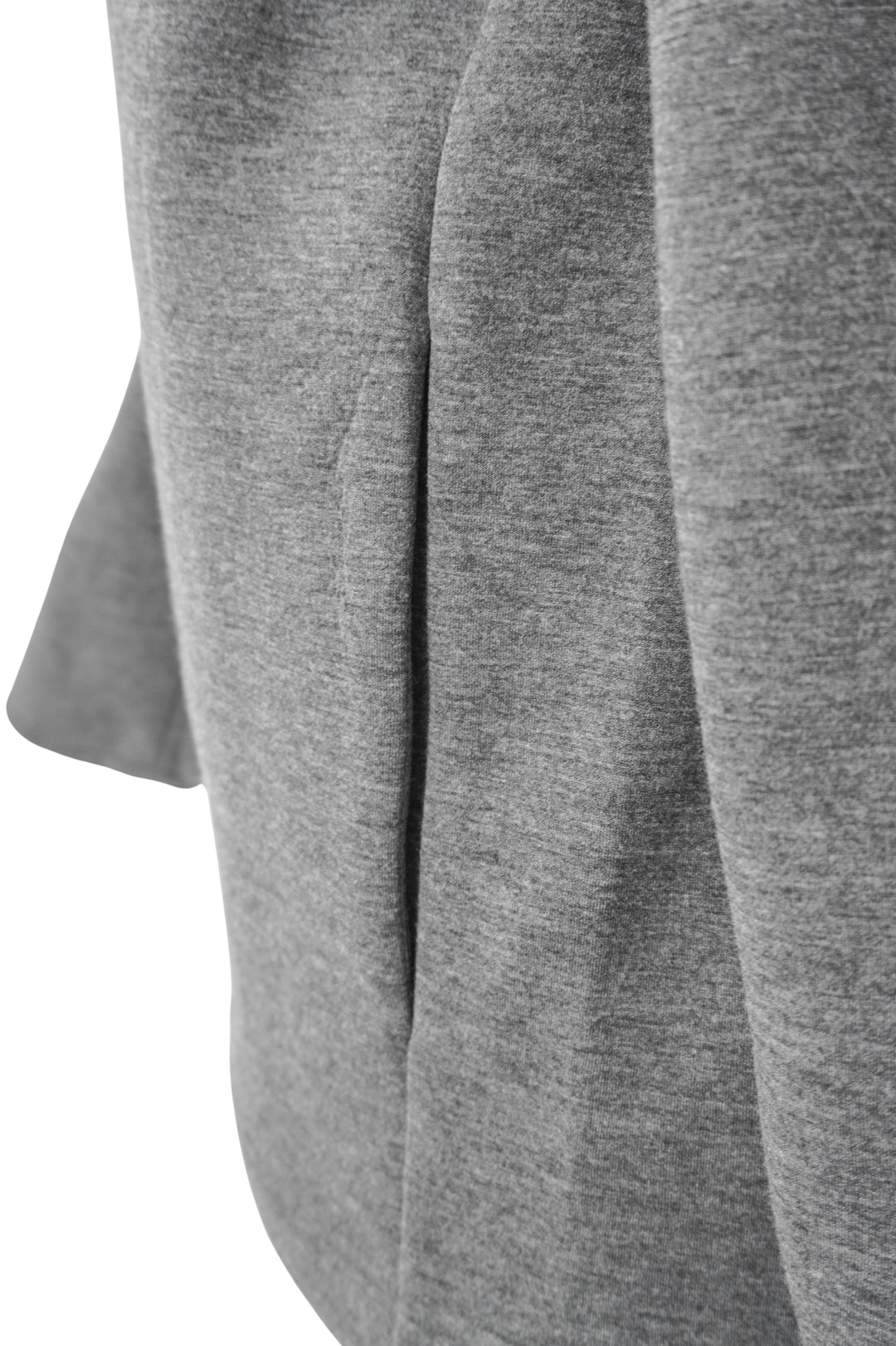 Plan C Collar Zip Viscose Scuba Jacket in Grey - Discounts on PLAN C at UAL