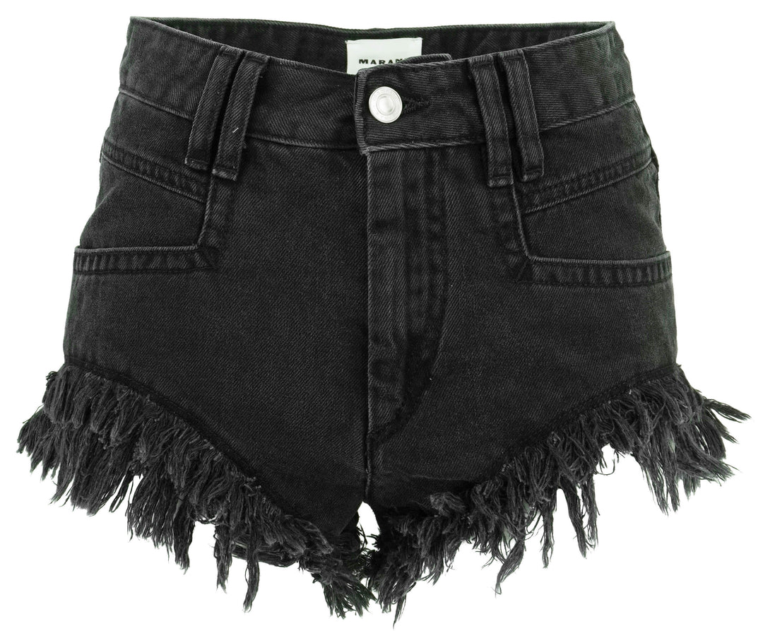 Isabel Marant Eneiado Short in Faded Black - Discounts on Isabel Marant at UAL