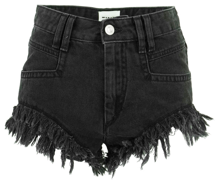 Isabel Marant Eneiado Short in Faded Black - Discounts on Isabel Marant at UAL