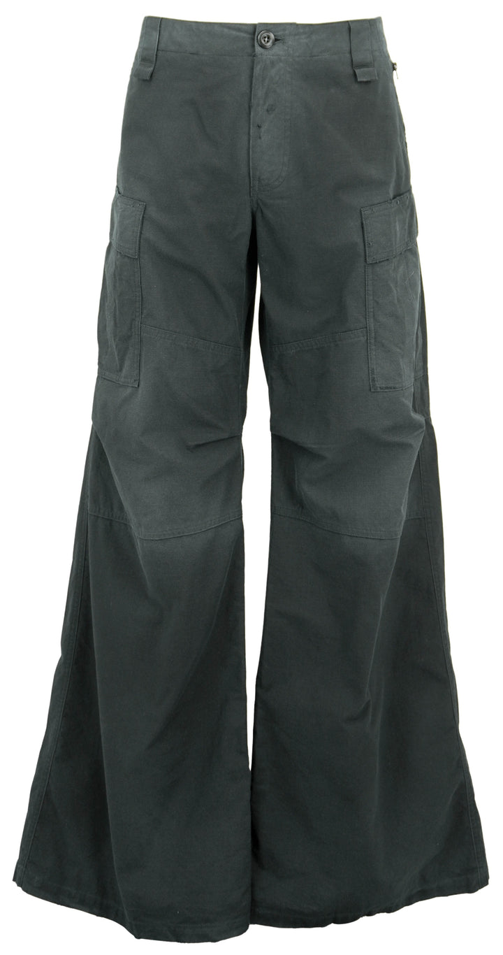 Balenciaga Flared Cargo Pants in Black