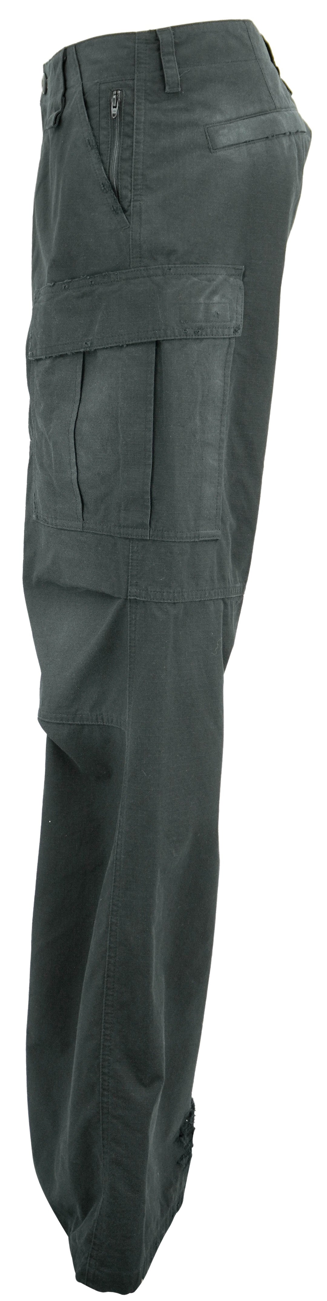 Balenciaga Flared Cargo Pants in Black