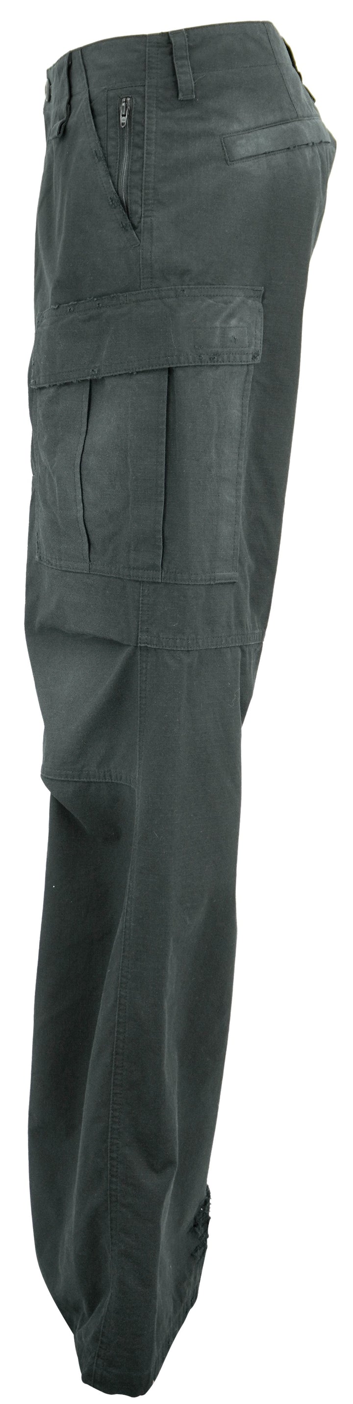 Balenciaga Flared Cargo Pants in Black