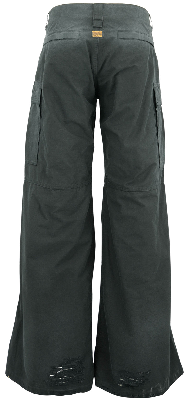 Balenciaga Flared Cargo Pants in Black