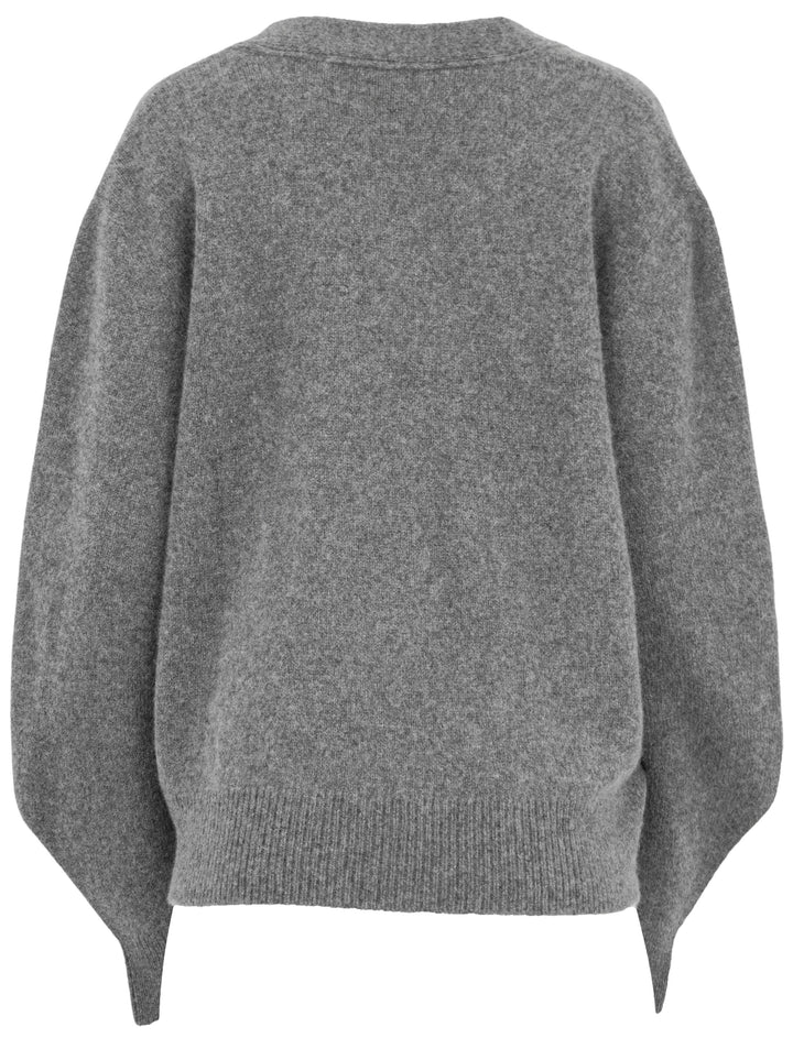 Zeynep Arcay Cashmere Cardigan in Grey - Discounts on Zeynep Arcay at UAL