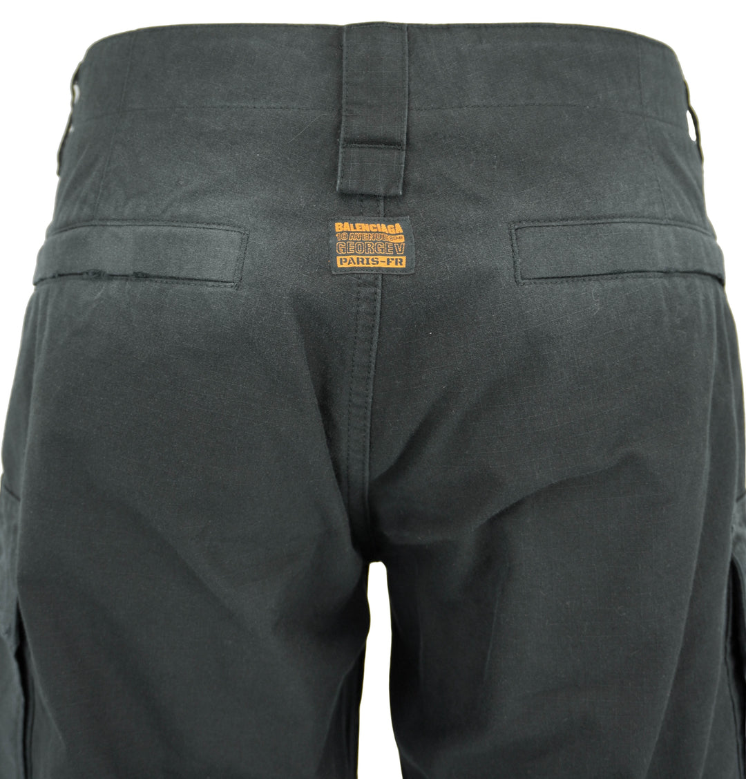 Balenciaga Flared Cargo Pants in Black