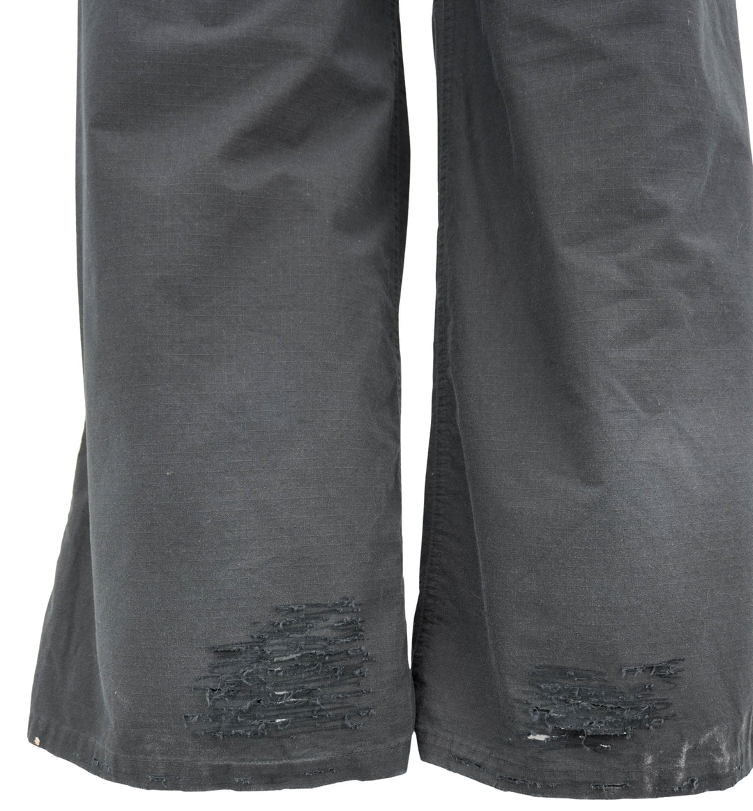 Balenciaga Flared Cargo Pants in Black