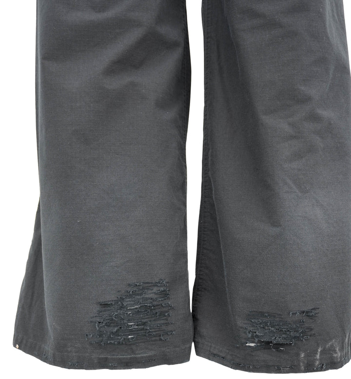 Balenciaga Flared Cargo Pants in Black