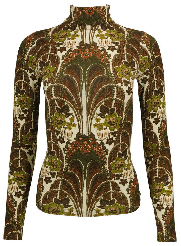 Cara Cara Piper Top in Fontaine Olive - Discounts on Cara Cara at UAL