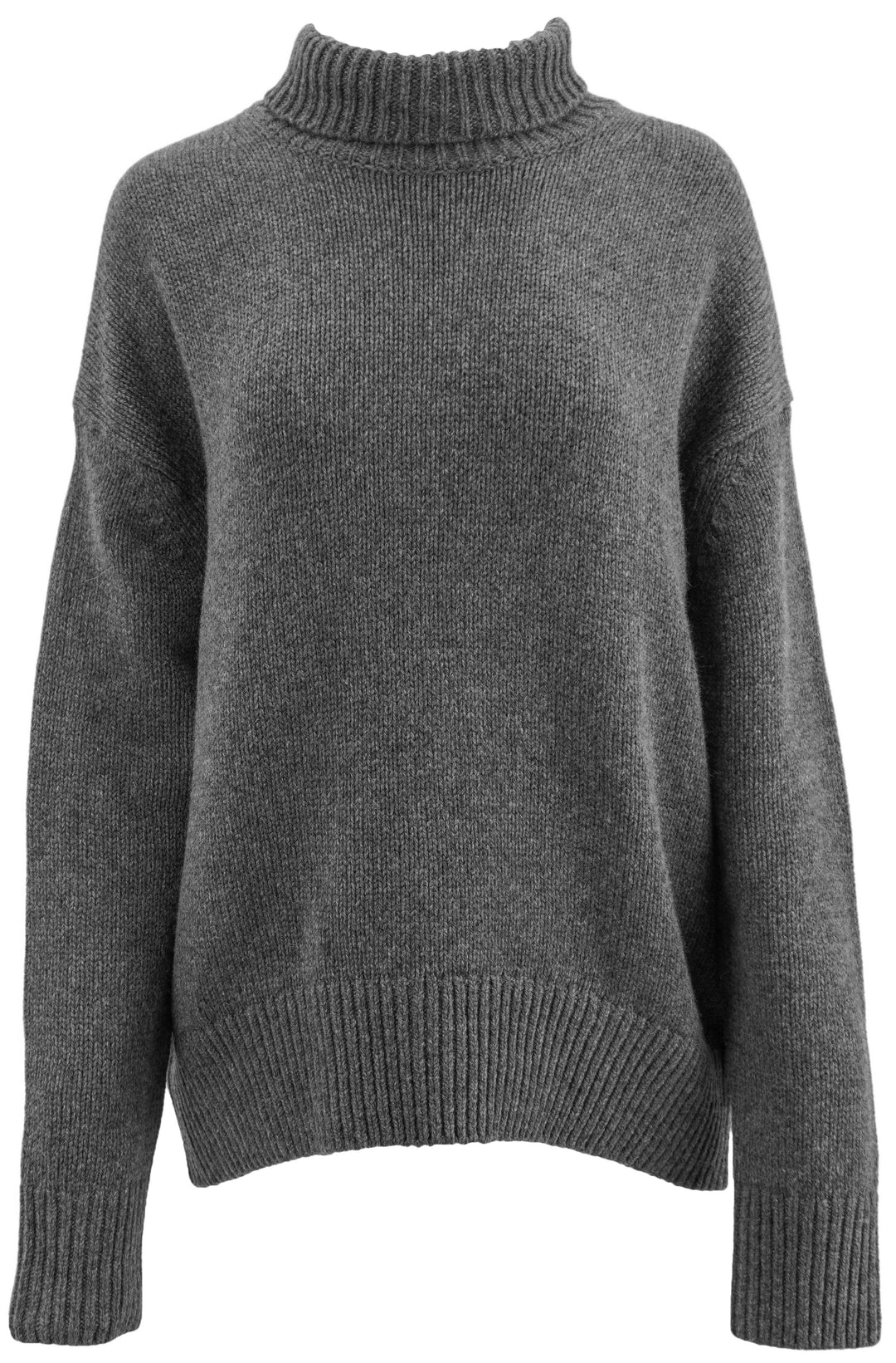 Givenchy Long Rolled Neck Sweater in Grey - Discounts on Givenchy at UAL