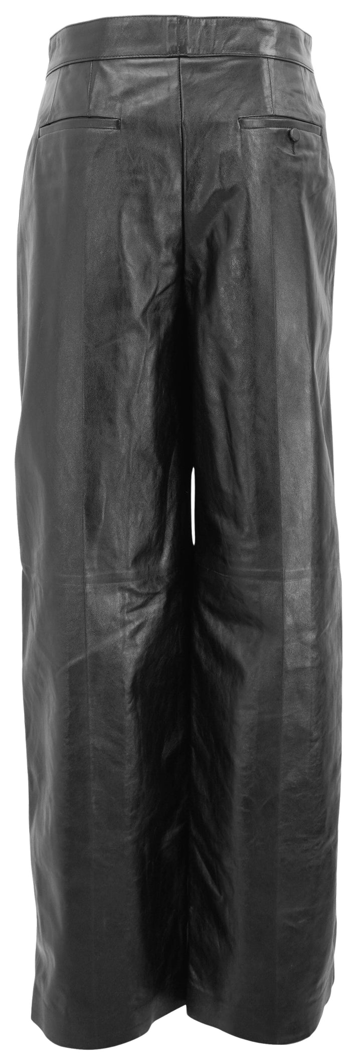 Marni Leather Trousers in Black
