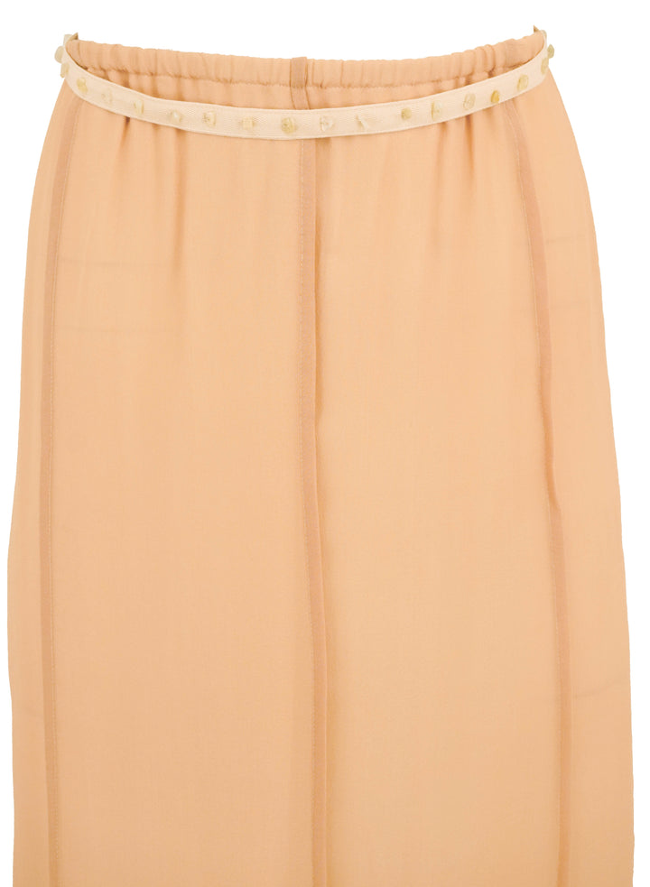 Alysi Silk Skirt in Skin - Discounts on Alysi at UAL