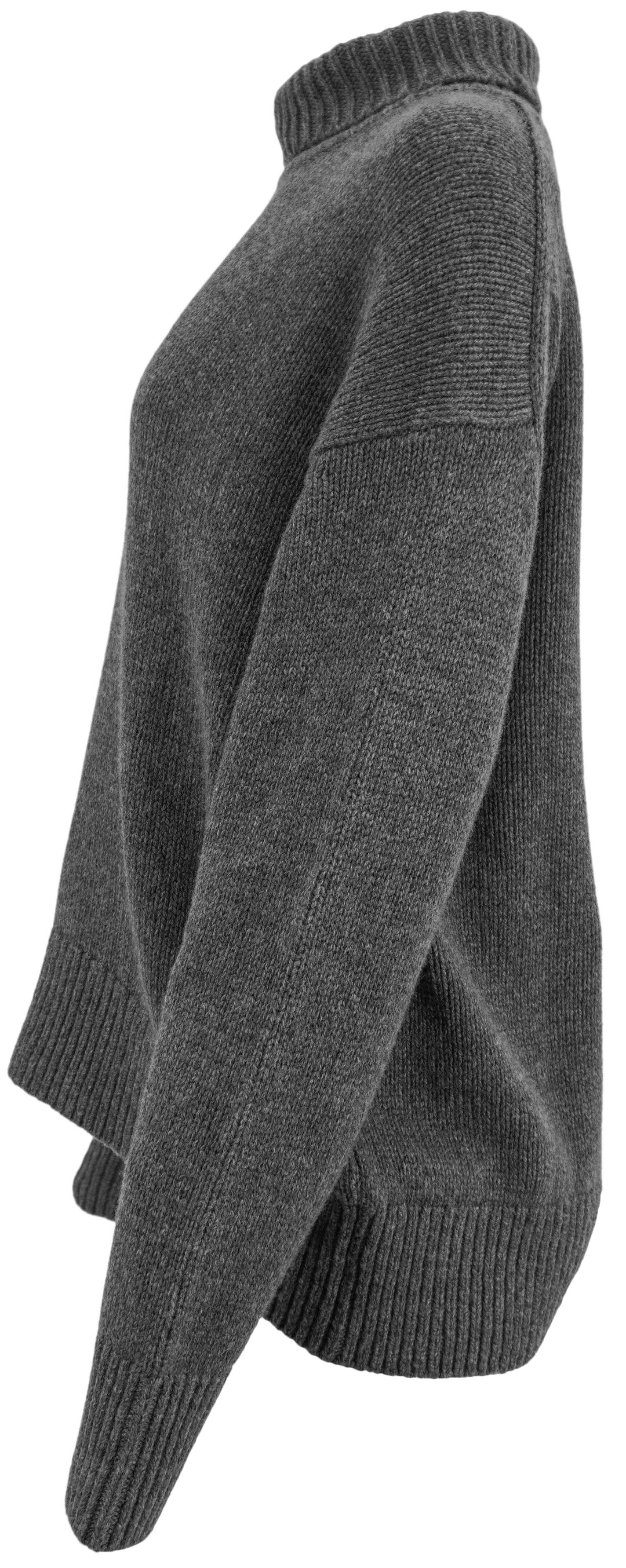 Givenchy Long Rolled Neck Sweater in Grey - Discounts on Givenchy at UAL