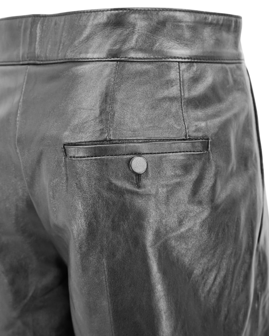 Marni Leather Trousers in Black