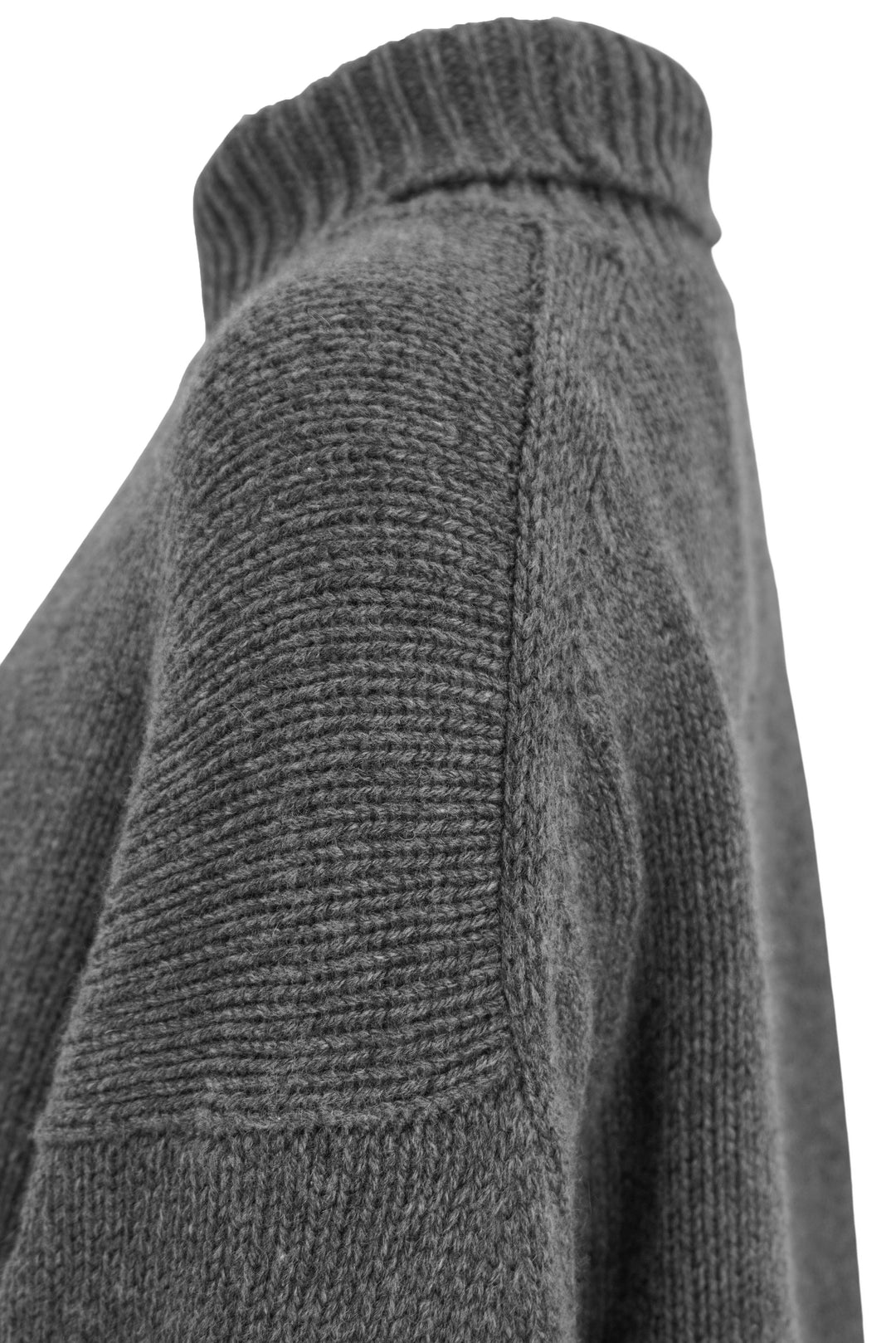 Givenchy Long Rolled Neck Sweater in Grey - Discounts on Givenchy at UAL