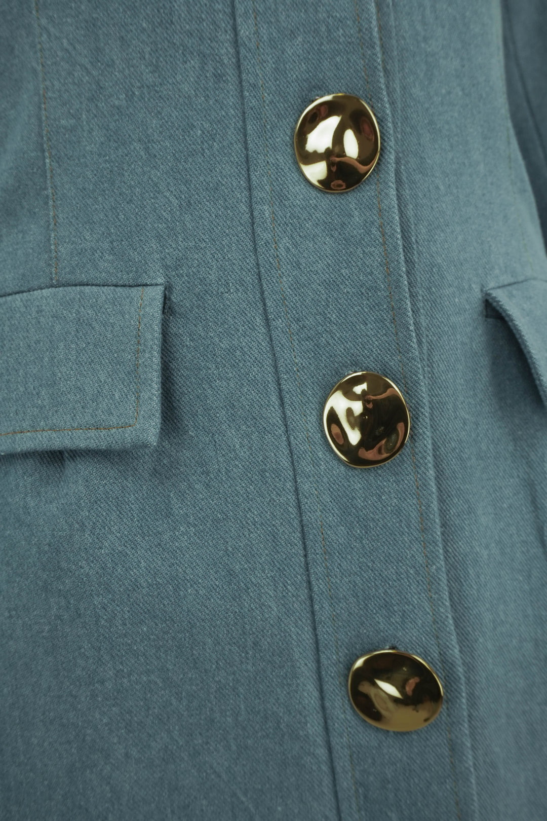 Markarian Martina Dress in Light Blue Denim
