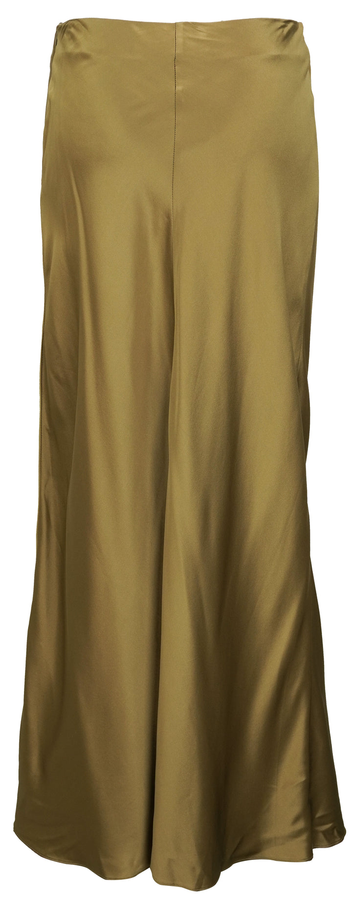 JW Anderson Draped Waist Maxi Skirt in Light Olive