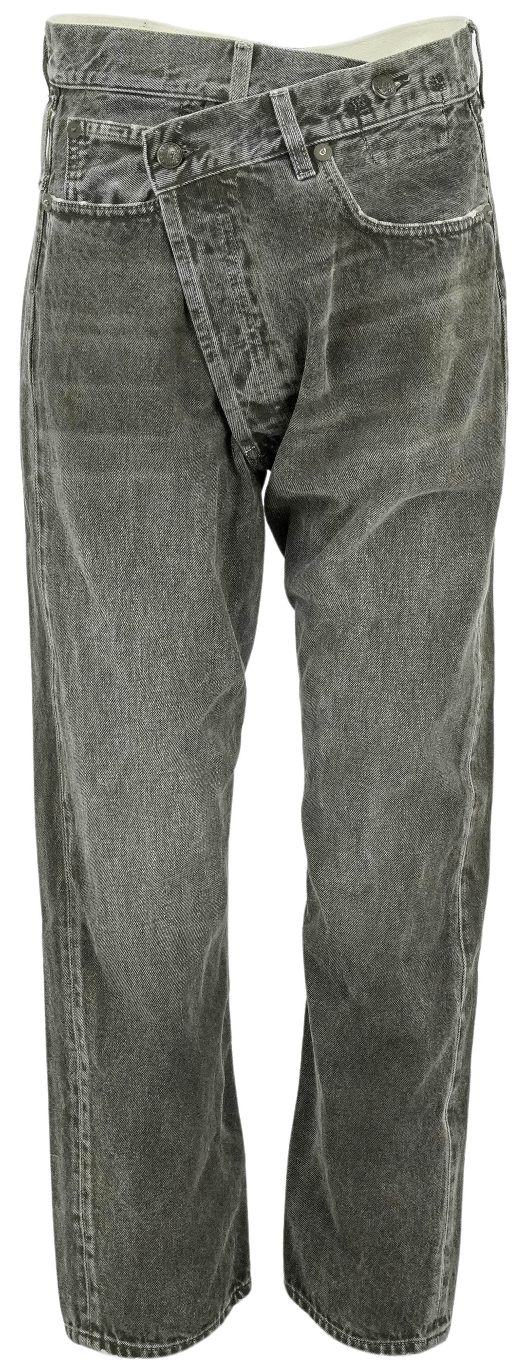 R13 Cross Over Denim in Mud Grey - Discounts on R13 at UAL