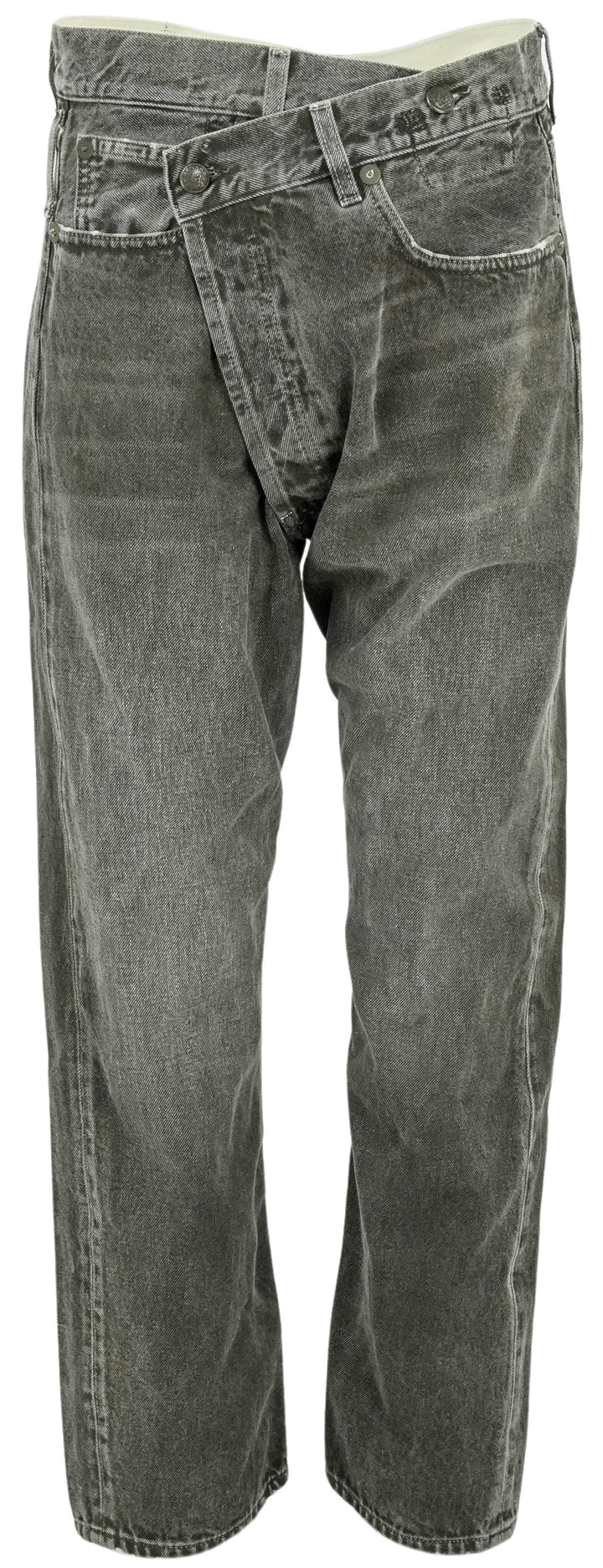 R13 Cross Over Denim in Mud Grey - Discounts on R13 at UAL