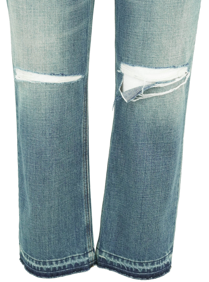 Frame Heritage Piper Released Hem Denim in Peralta Rips - Discounts on Frame at UAL