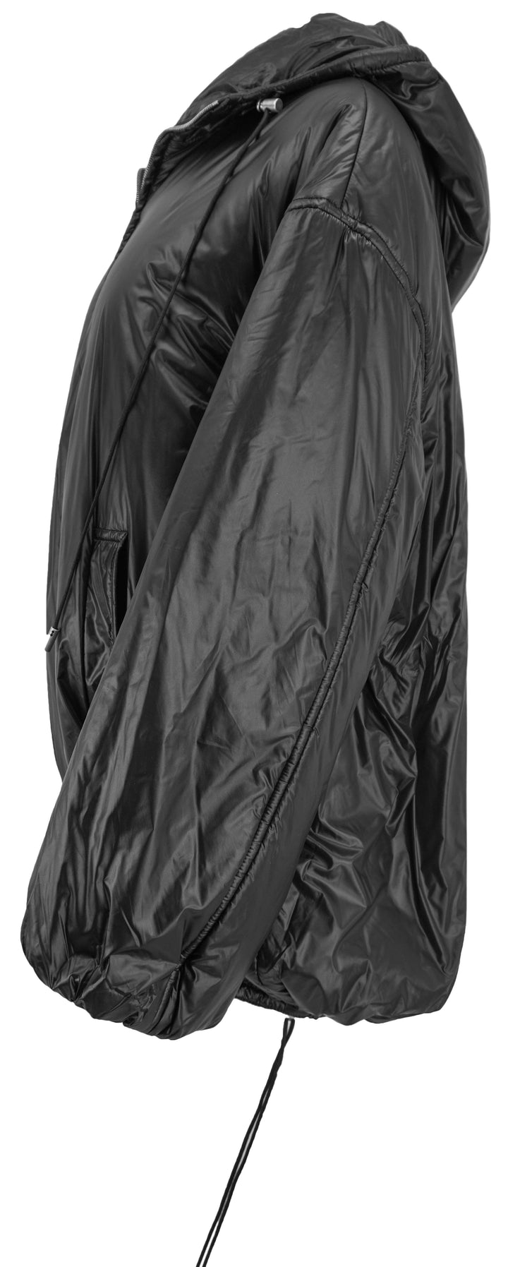 Saint Laurent Cassandre Nylon Pullover in Black - Discounts on Saint Laurent at UAL