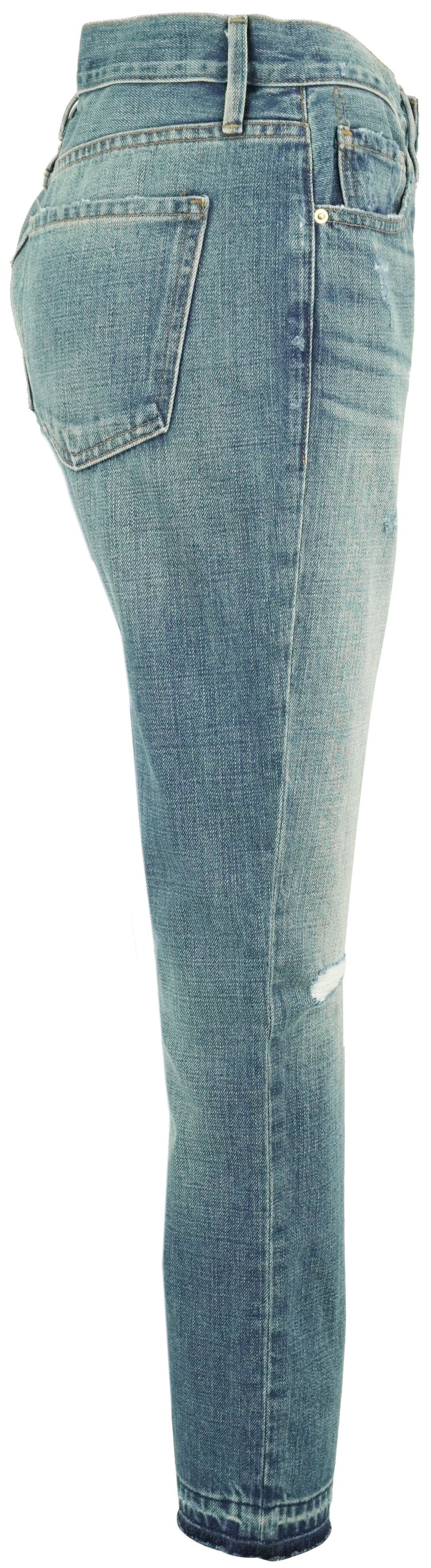 Frame Heritage Piper Released Hem Denim in Peralta Rips - Discounts on Frame at UAL