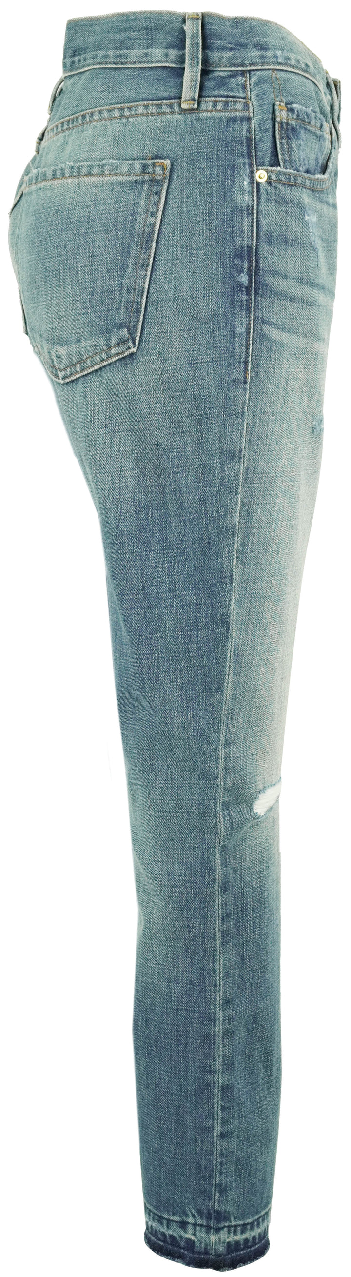 Frame Heritage Piper Released Hem Denim in Peralta Rips - Discounts on Frame at UAL