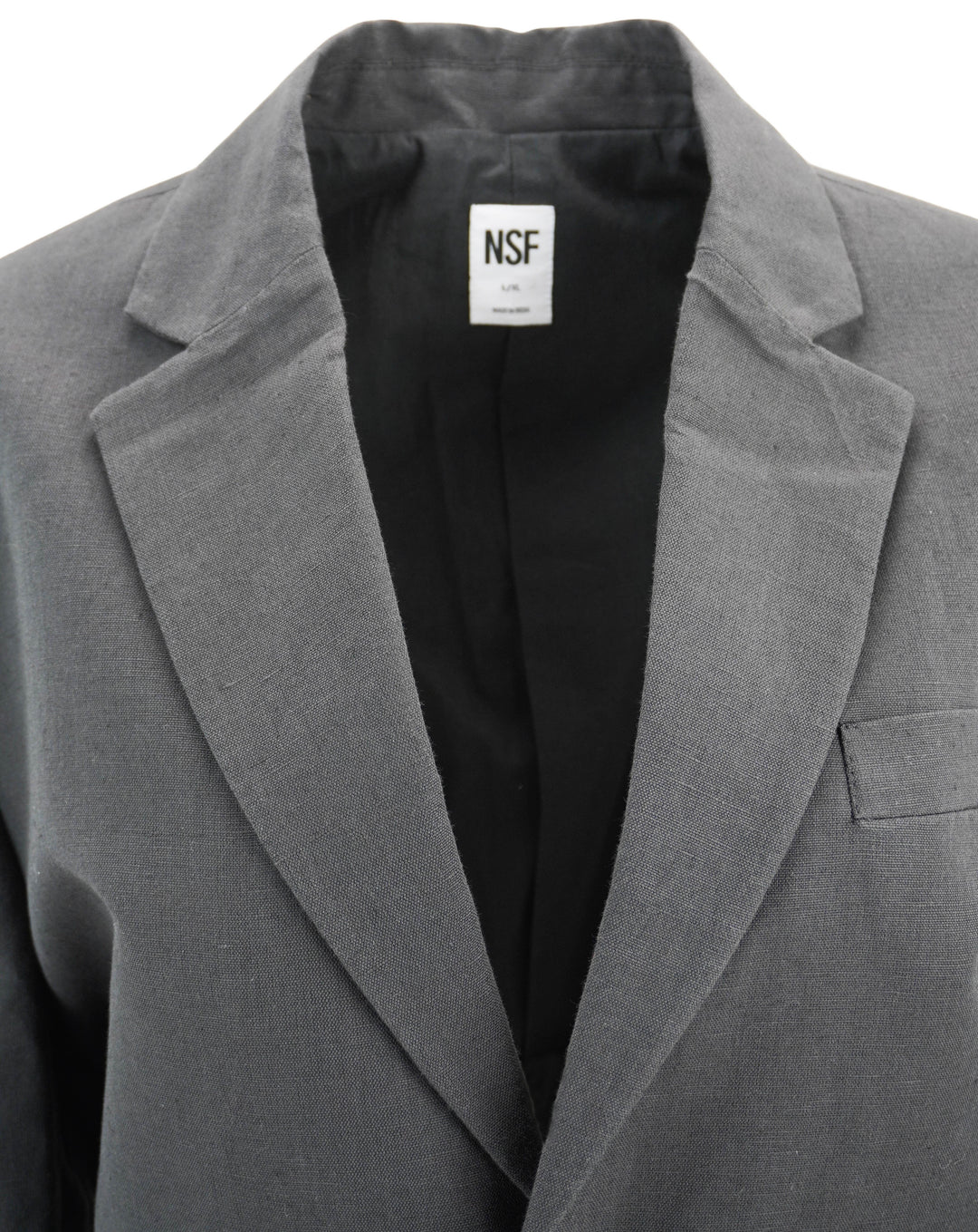 NSF Oversized Blazer in Washed Black - Discounts on NSF at UAL