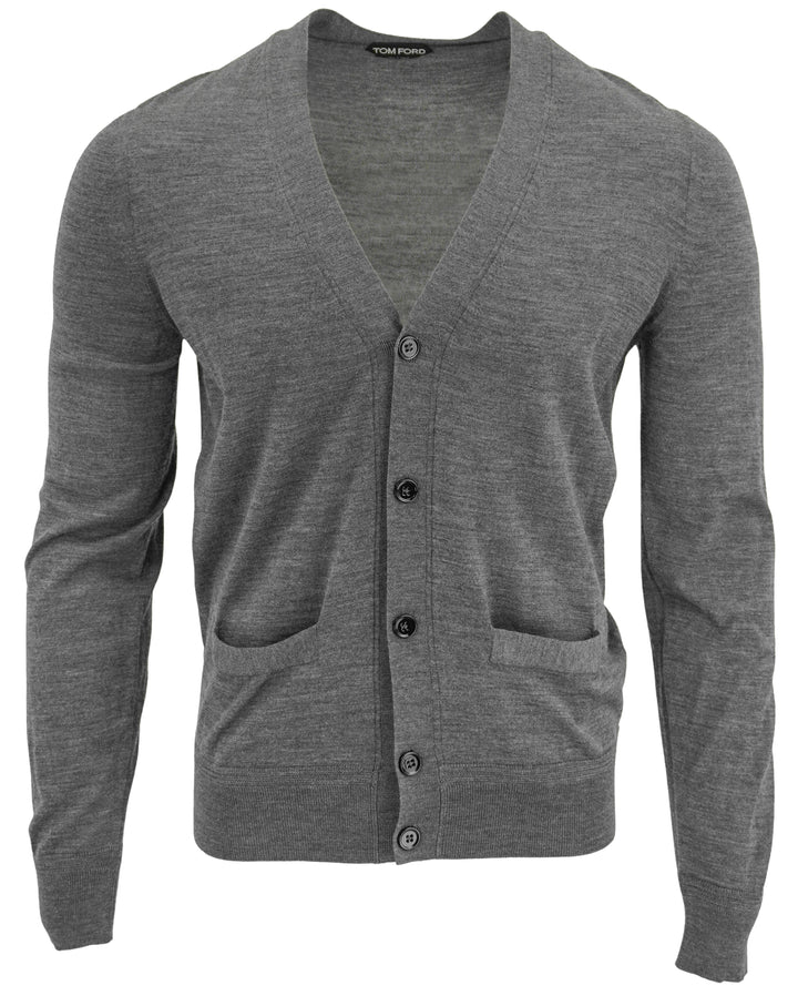Tom Ford Knit Cardigan in Grey