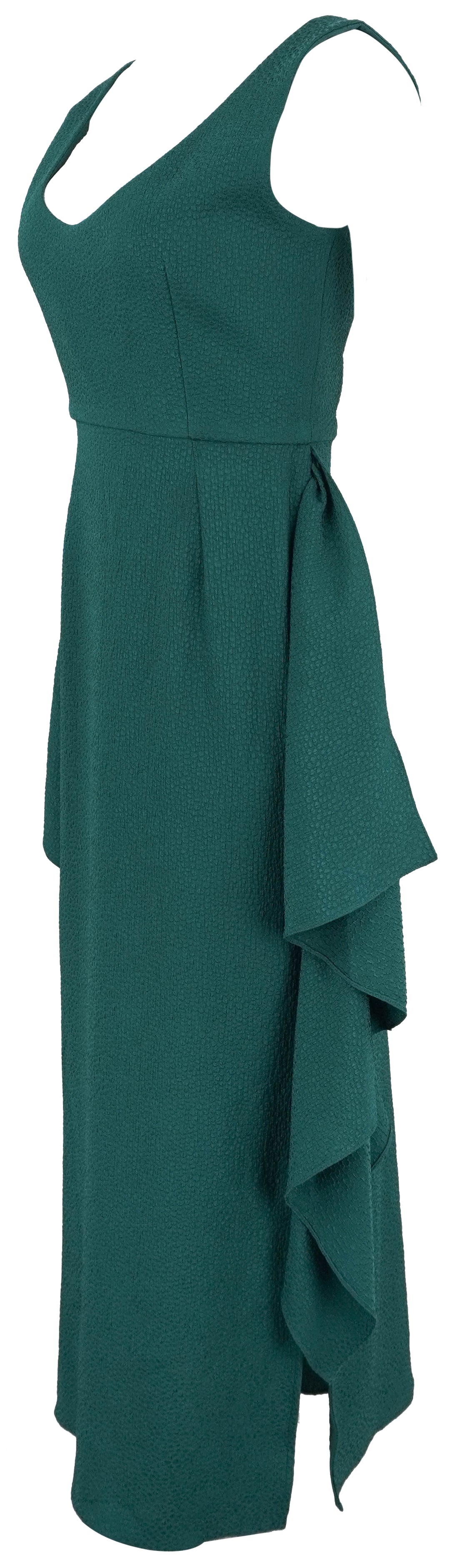 EDEL'INE L'EE Bubble Jacquard Delphine Dress in Emerald - Discounts on EDEL'INE L'EE at UAL