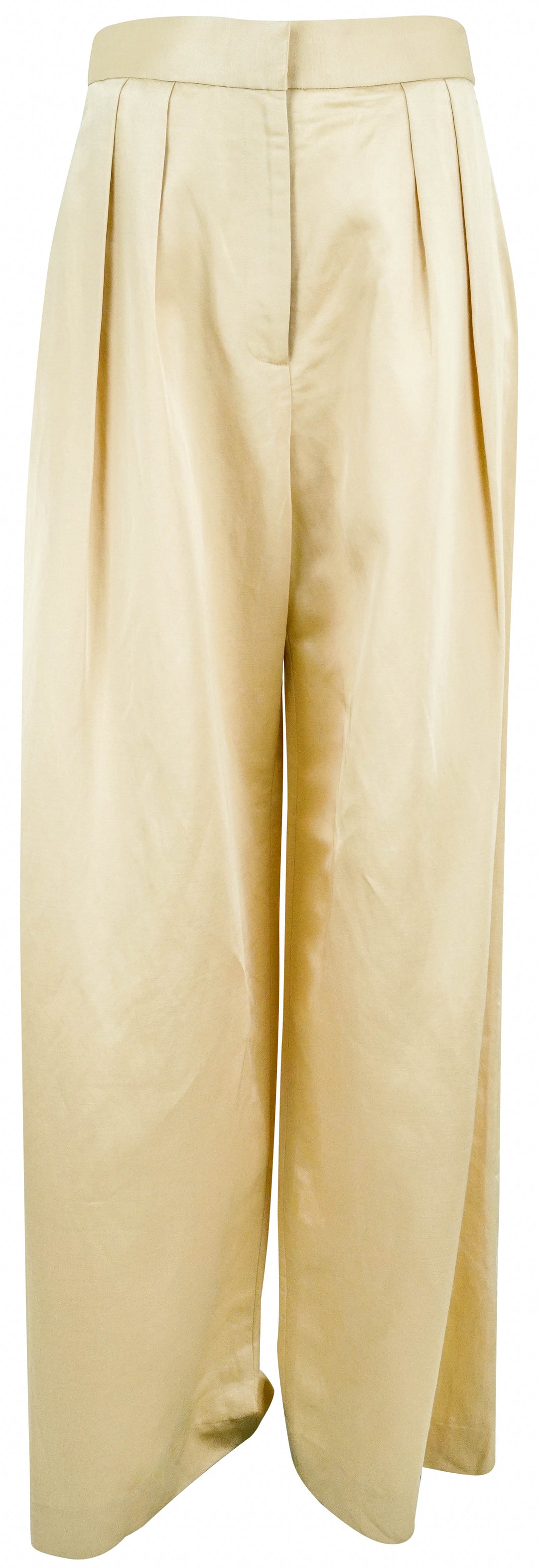 Adam Lippes Wide Leg Trouser in Cream - Discounts on Adam Lippes at UAL