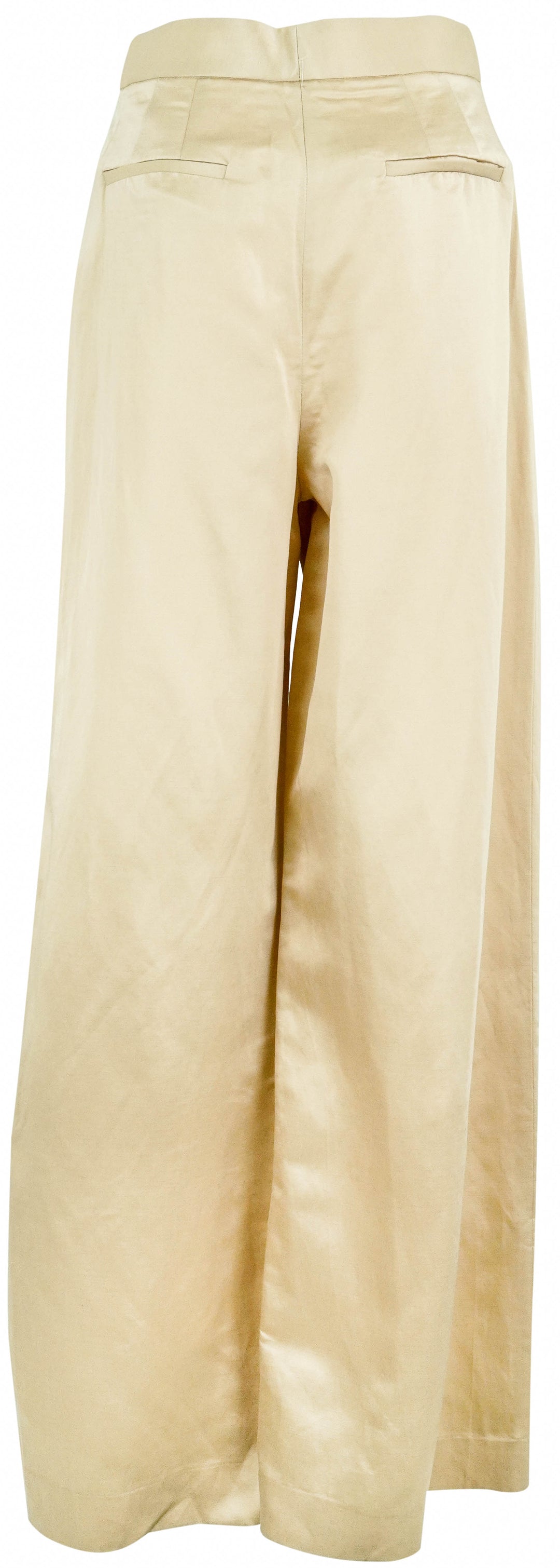 Adam Lippes Wide Leg Trouser in Cream - Discounts on Adam Lippes at UAL