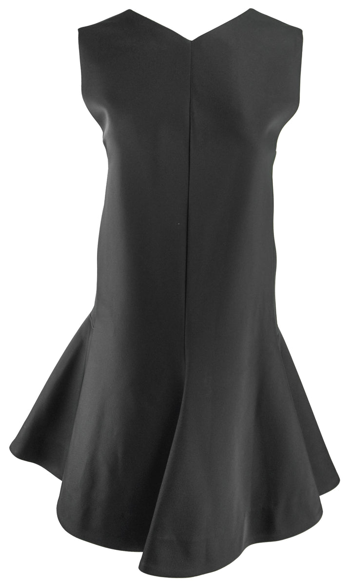 Khaite Mel V-Back Mini Dress in Black - Discounts on Khaite at UAL