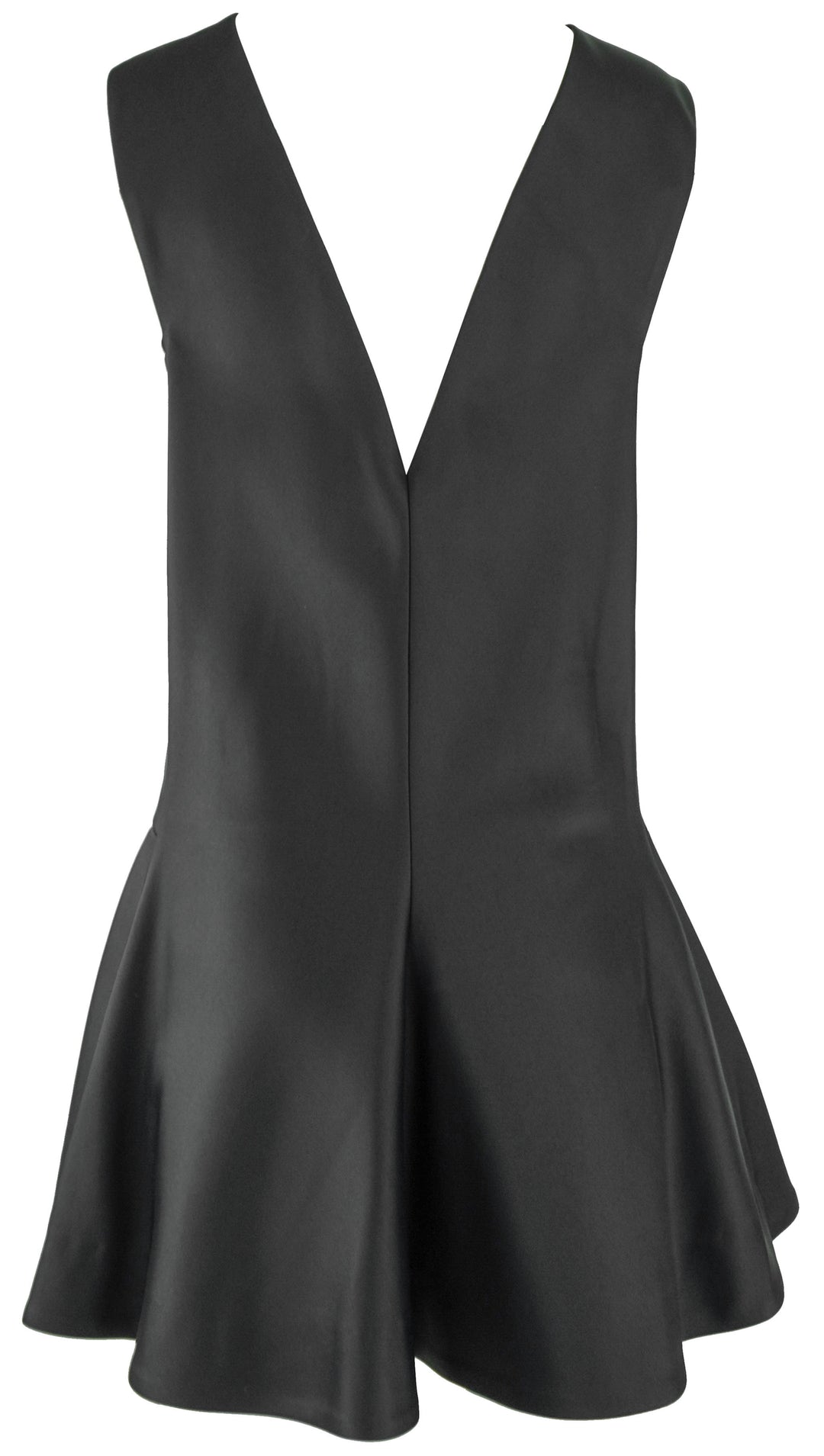 Khaite Mel V-Back Mini Dress in Black - Discounts on Khaite at UAL