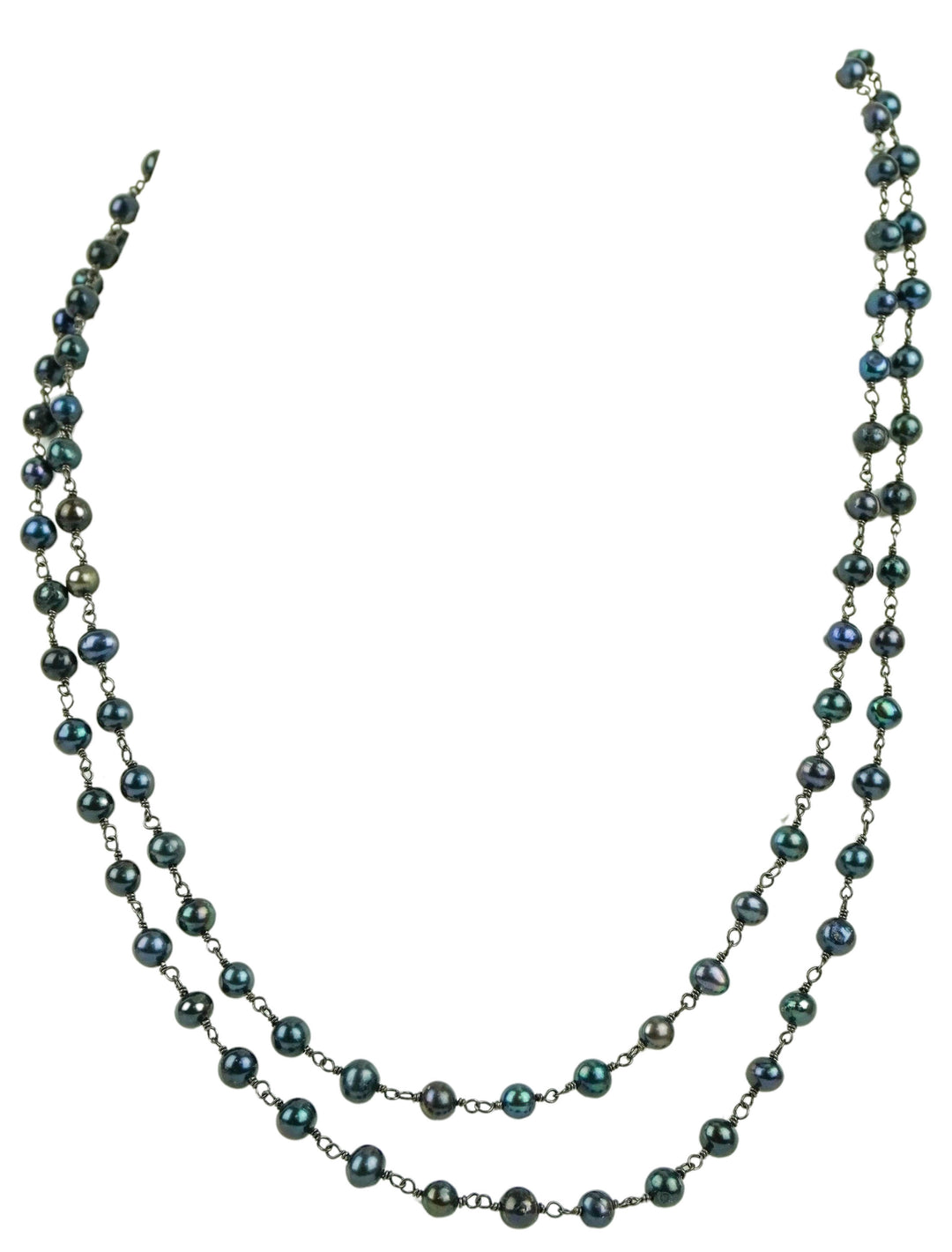 Ela Rae Diana Grand Necklace in Mystic Blue Green Spinel - Discounts on Ela Rae at UAL