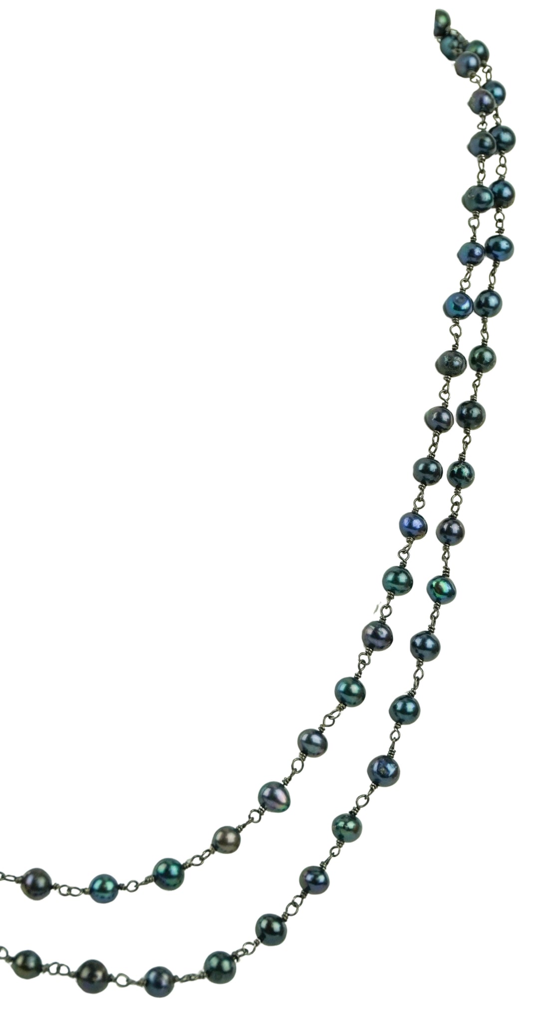 Ela Rae Diana Grand Necklace in Mystic Blue Green Spinel - Discounts on Ela Rae at UAL