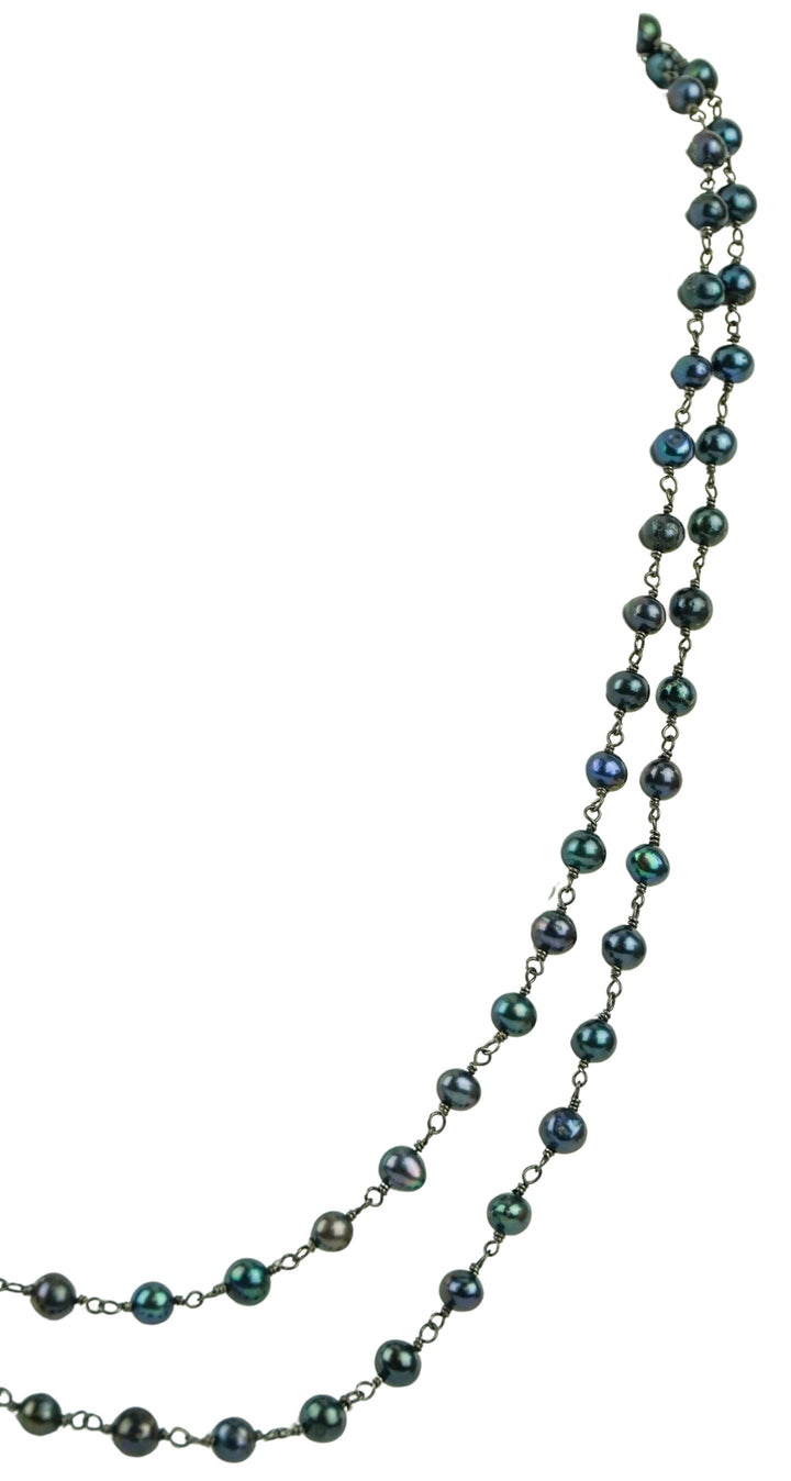 Ela Rae Diana Grand Necklace in Mystic Blue Green Spinel - Discounts on Ela Rae at UAL