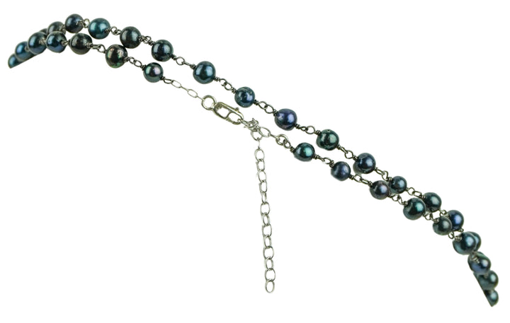 Ela Rae Diana Grand Necklace in Mystic Blue Green Spinel - Discounts on Ela Rae at UAL