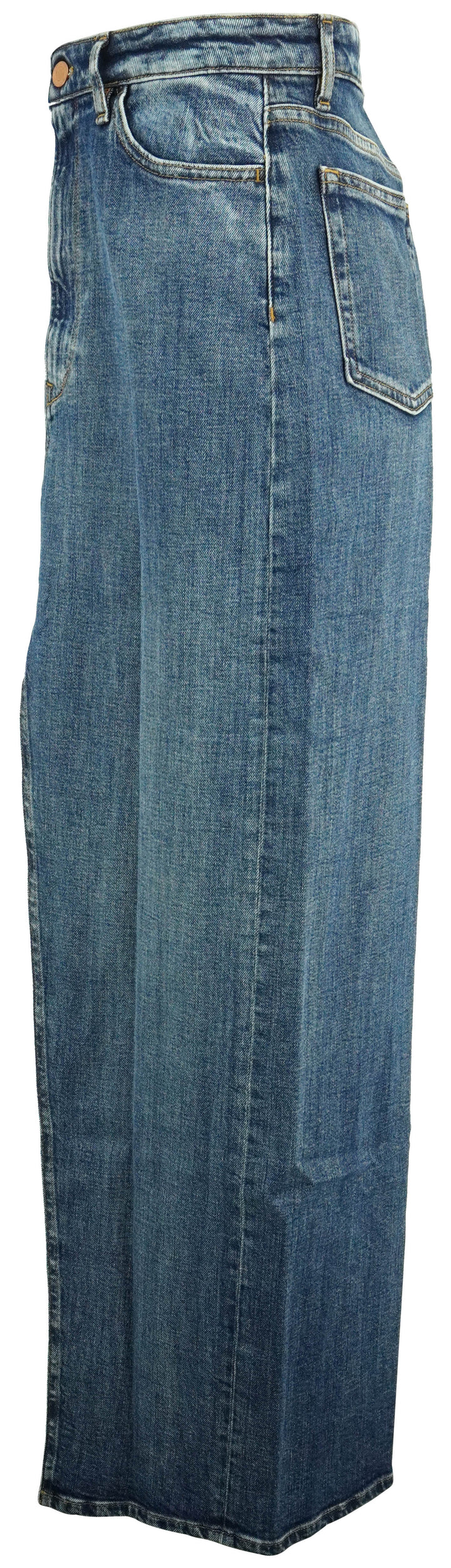 3x1 NYC Elizabella Long Denim Skirt in Solid Barrel - Discounts on 3x1 NYC at UAL